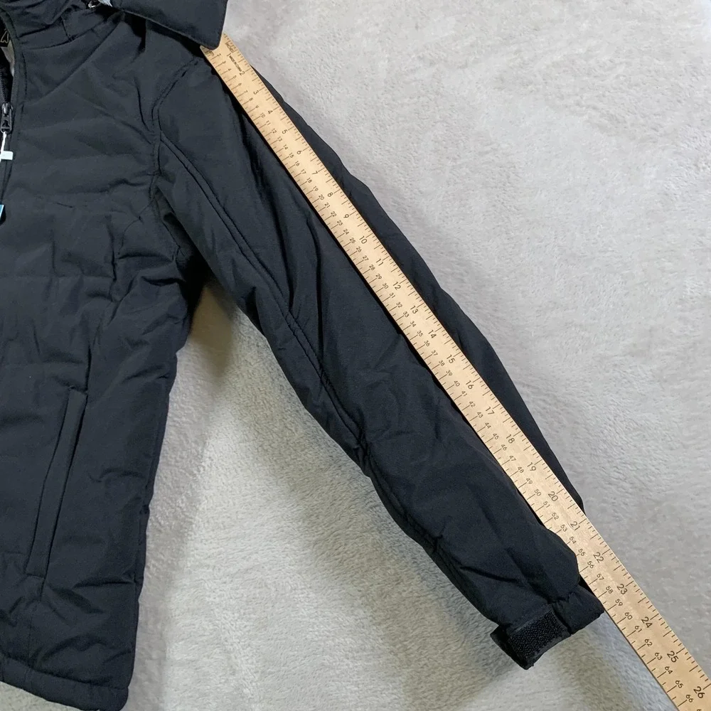 ZSHOW Jacket Youth 14-16 Black Hooded Zip Front Insulated Puffer Coat ZXC023 NEW